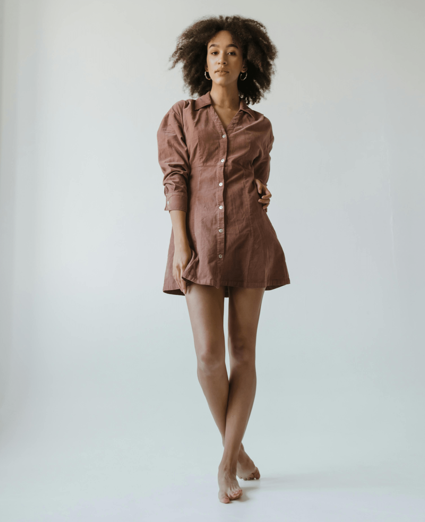 p1 Down Shirt Dress