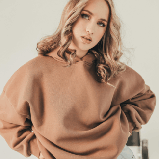 Brown hoodie