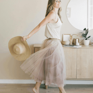 Tulle Skirt & Satin Cami
